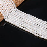 Freshwater Pearl Orange Pink Rice Bead 4-5mm DIY Jewelry Making