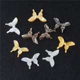 Shell Butterfly Carved Charms Mother of Pearl Oyster Beads for Diy Necklace