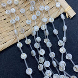 Mother of Pearl Beads Letter A-Z for DIY Necklaces Bracelets