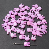 Rabbit Shell Charm Bead 8x10mm Mother Of Pearl Shell Pendant DIY Jewelry Making