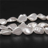 Multicolor Mother of Pearl Shell Pearl Bead Irregular Shape Bead
