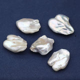 25-30mm Freshwater Tail Pearl Beads Natural No Hole Irregular Loose Beads