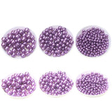 Glass Pearls Purple Lilac Beads DIY Jewelry Making