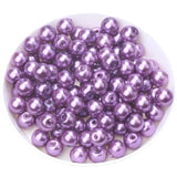 Glass Pearls Purple Lilac Beads DIY Jewelry Making