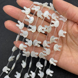 3pcs Rabbit Mother of Pearl Shell Beads DIY Jewelry Necklace Bracelet