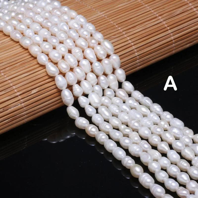 Freshwater Pearl Rice Beads DIY Jewelry Accessory