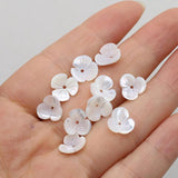 10Pcs Clover Mother of Pearl Shell Beads for Jewelry Making DIY Necklace