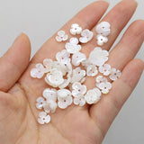 10Pcs Clover Mother of Pearl Shell Beads for Jewelry Making DIY Necklace
