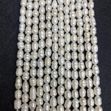 4mm Small Natural Freshwater Pearl Bead Rice Shape Loose Beads