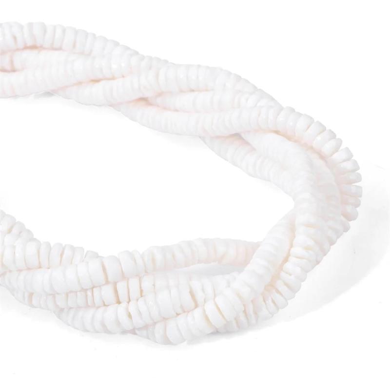 Natural Heishi Pearl Beads Flat Shell Beads Jewelry Making