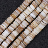 Natural Heishi Pearl Beads Flat Shell Beads Jewelry Making