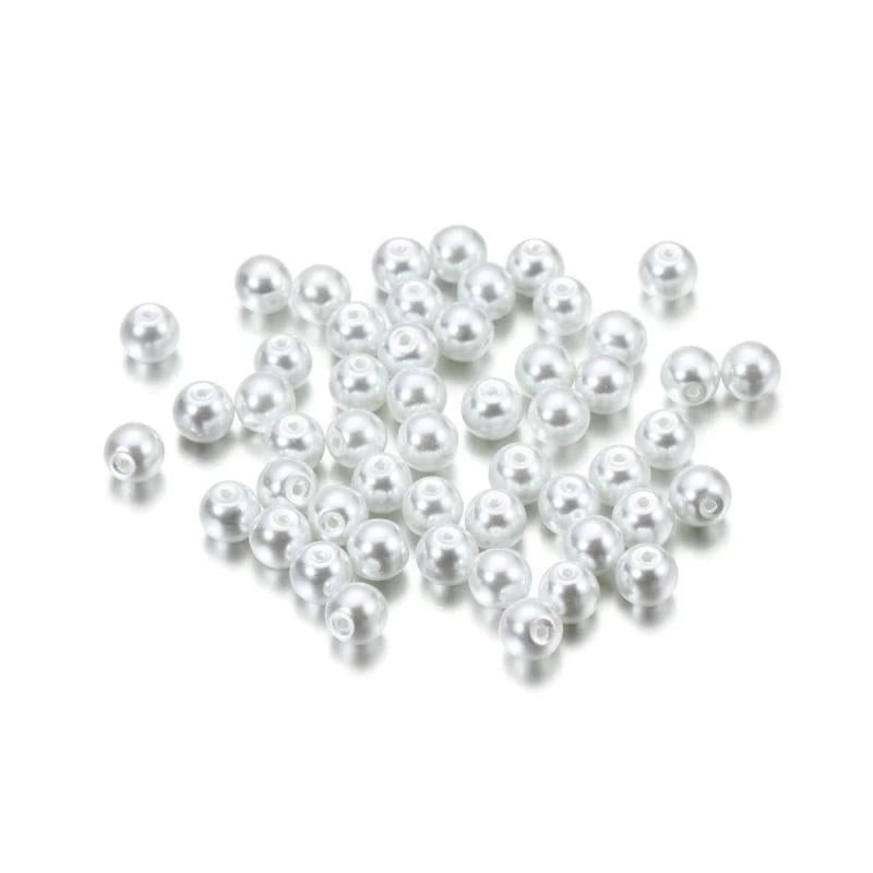 100Pcs Glass Bead Round Spacer Bead for Jewelry Making