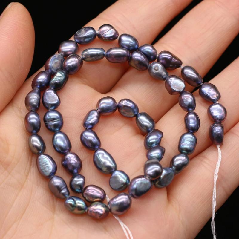 Freshwater Pearl Beads Irregular Punch Loose Beads for Jewelry Making