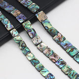 5 Pcs Abalone Shell Square Mother of Pearl DIY Jewelry Making Necklace Bracelet