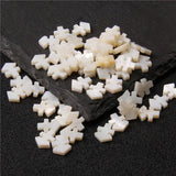 12 Zodiac Signs Beads Natural Mother Of Pearl Charm Beads for DIY Jewelry