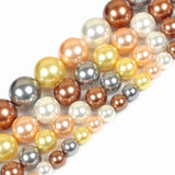 6-12mm Pearl Shell DIY Pendant Necklace Jewelry Natural Round Beads