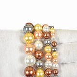 6-12mm Pearl Shell DIY Pendant Necklace Jewelry Natural Round Beads