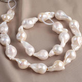 15x20mm Natural Freshwater Pearl Baroque Shape Tail Pearl