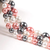 Pink Shell Pearls Spacer Beads 6/8/10/12mm