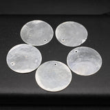 Mother of Pearl Shell Charms Beads for DIY Necklace Earrings 20pcs