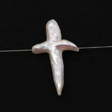 Baroque Pearls Irregular Cross Beads 20-50mm Charm DIY Jewelry