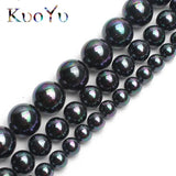AA+ Rainbow Plated Shell Pearl Round Bead 6/8/10/12mm
