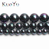 AA+ Rainbow Plated Shell Pearl Round Bead 6/8/10/12mm