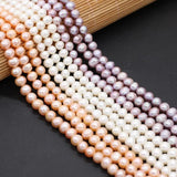 7-8mm Freshwater Pearl Beads Natural Potato Shape for Jewelry Making