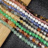 Heart Shape Agate Beads for Jewelry Making DIY