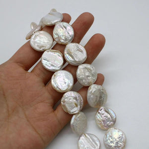 Freshwater Pearl Vintage Button Jewelry 19-20mm