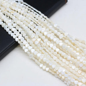 Mother of Pearl Heart Shape Shell Beads for Jewelry Making DIY