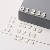 26 Capital Letters Arabic Numerals Mother Of Pearl Shell Beads Charm