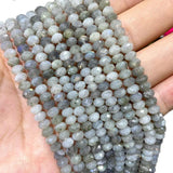 6mm Natural Stone Labradorite Agate Spacer Beads DIY Jewelry Making