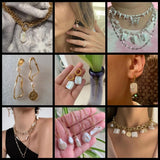 2pcs Natural Baroque Pearl Bead Charm Loose Beads
