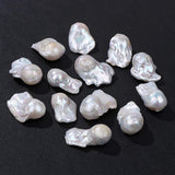 2pcs Natural Baroque Pearl Bead Charm Loose Beads