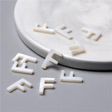 26 Letter A-Z Mother Of Pearl Beads Shell Alphabet Bead For Jewelry Making