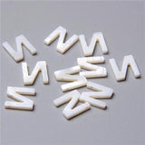 26 Letter A-Z Mother Of Pearl Beads Shell Alphabet Bead For Jewelry Making