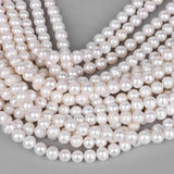 Real Natural Freshwater Pearl Beads Irregular Punch Loose Beads