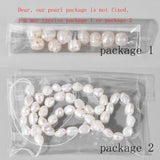 Real Natural Freshwater Pearl Beads Irregular Punch Loose Beads