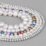 Real Natural Freshwater Pearl Beads Irregular Punch Loose Beads
