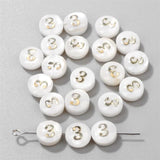 8mm Mother of Pearl Shell Beads for Jewelry Making DIY Bracelet Necklace
