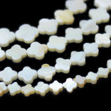 Shell Beads Mother Of Pearl Clover Shape Beads 6 8 10 12 14mm DIY Jewelry Making