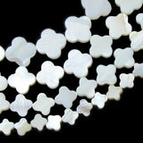 Shell Beads Mother Of Pearl Clover Shape Beads 6 8 10 12 14mm DIY Jewelry Making