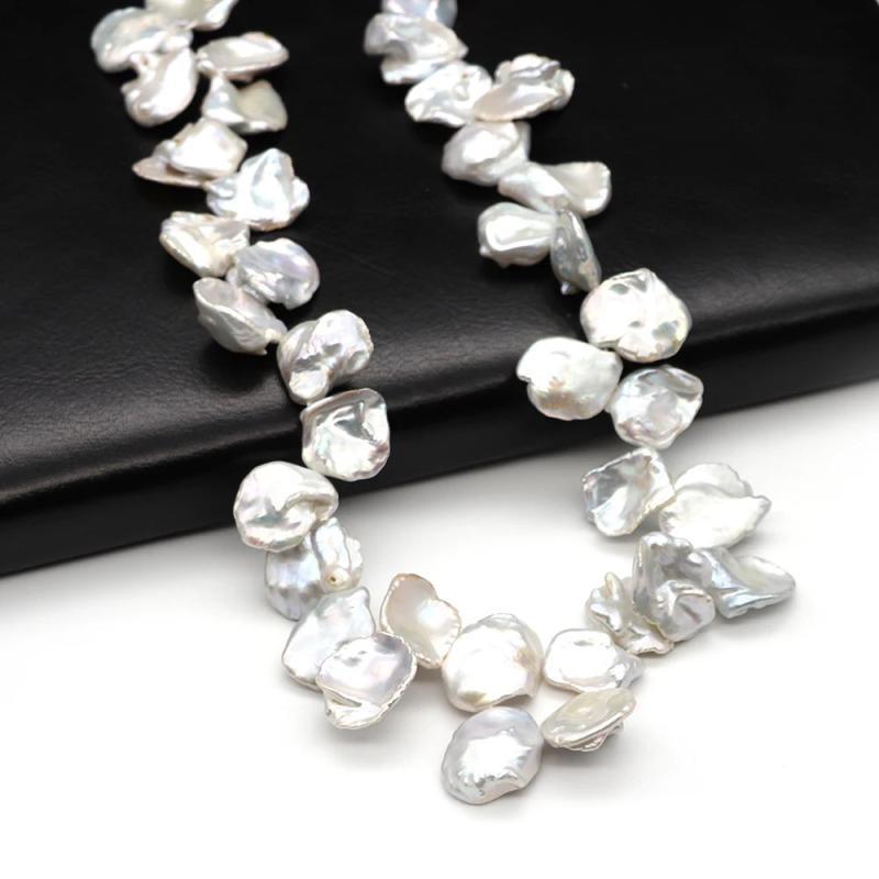 Baroque Freshwater Pearl Petal Shape Jewelry Set