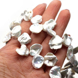 Baroque Freshwater Pearl Petal Shape Jewelry Set