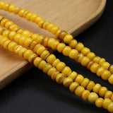 Colorful Dyeing Mother of Pearl Abacus Beads for Jewelry Making