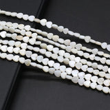 Mother of Pearl Heart Shape Shell Beads for Jewelry Making