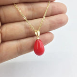 20pcs Red Tear Plastic Pearl Beads Charms Pendant Jewelry DIY Earring