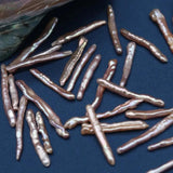 Baroque Pearl Beads Toothpick-shaped Loose Beads for DIY Necklace