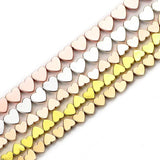6x5mm Rose Hematite Heart Stone Beads for Jewelry Making